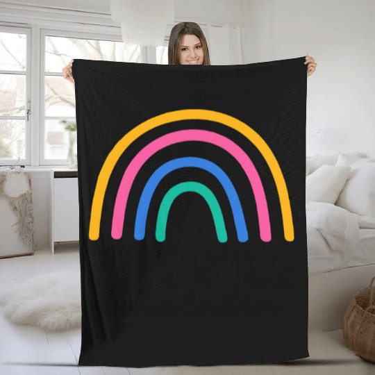 Embrace Echolalia Special Education Teacher Fleece Blankets