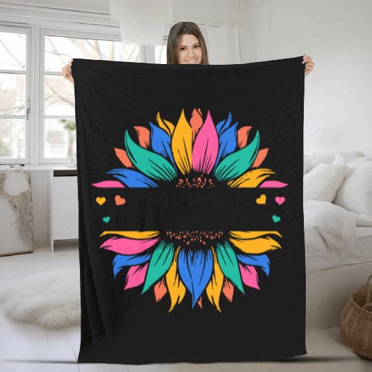 Embrace Echolalia Special Education Teacher Fleece Blankets