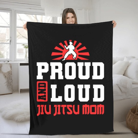 Brazilian Jiu Jitsu MMA Bjj Hugger Fleece Blankets