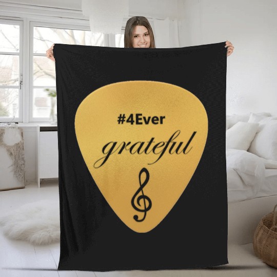GRATEFUL GUITAR PIC Fleece Blankets