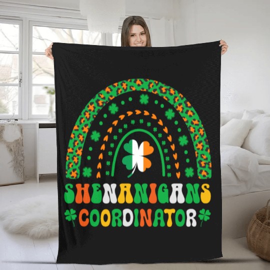 Shenanigans Coordinator Fleece Blankets