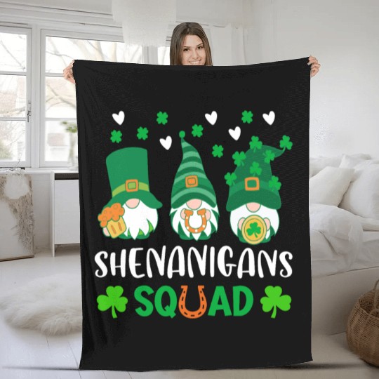 Shenanigans Squad Fleece Blankets