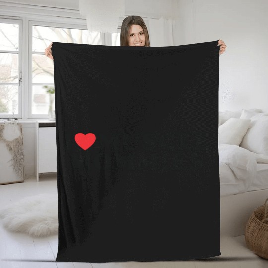 I Love Muscle Mommies, I Heart Muscle Mommies Fleece Blankets