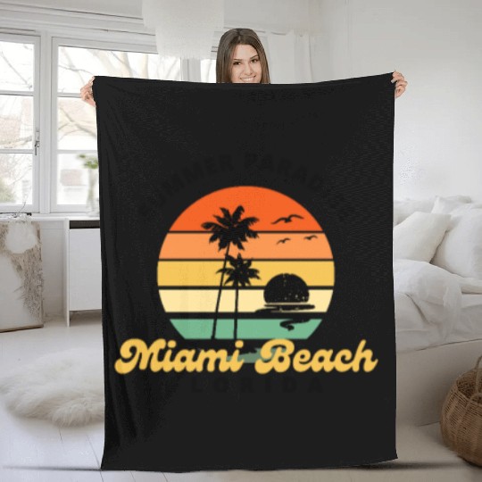 summer design Fleece Blankets