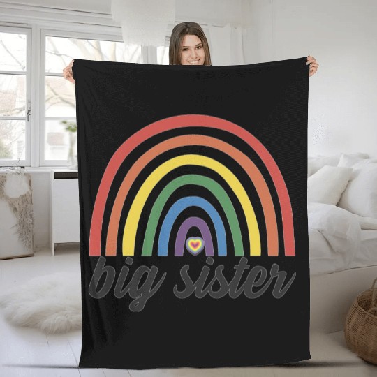 Toddler Big Sister Fleece Blankets