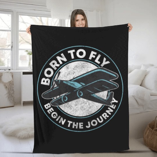 Pilot Profession Fleece Blankets