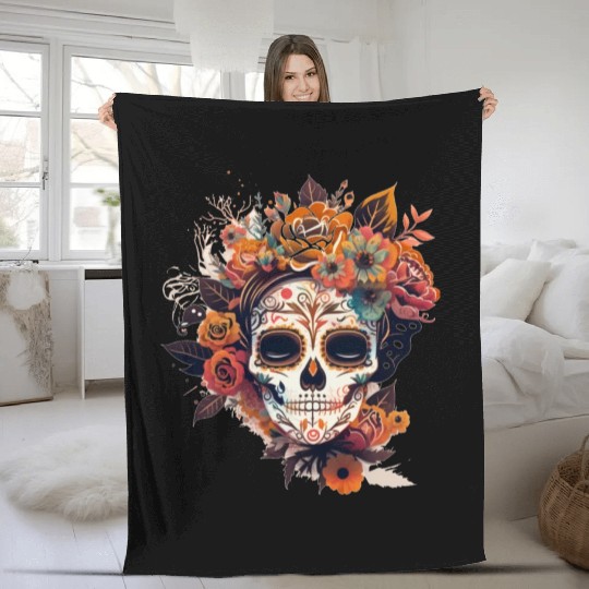 Frida Mexican frida kahlo woman painter art Fleece Blankets