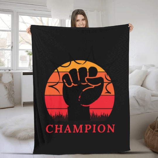 fantasy champion classic Fleece Blankets