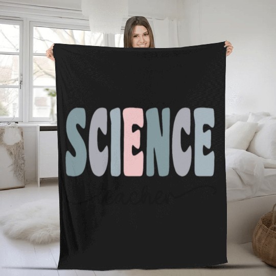 Science Teacher Gift Matching Teacher Squad Fleece Blankets