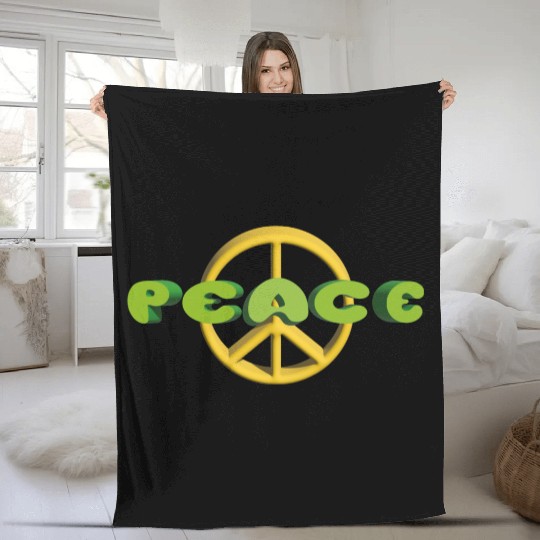 Peace on Earth Fleece Blankets