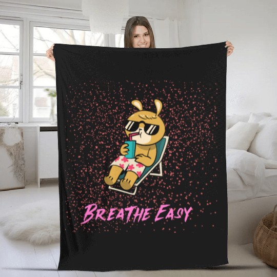 Breathe Easy (Bunny) Fleece Blankets
