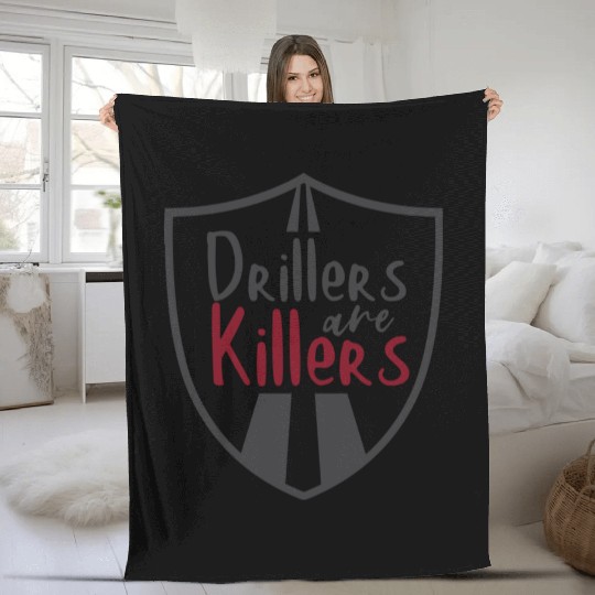 Drillers are Killers - BJJ Fleece Blankets