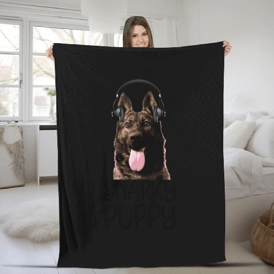 Snarky Puppy Fleece Blankets