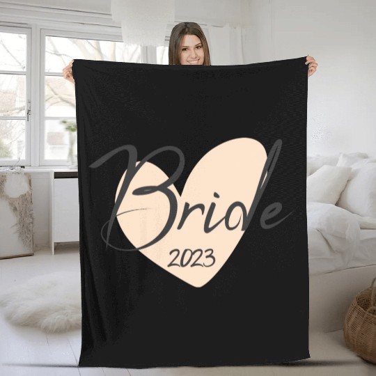Bride 2023 bachelorette party Fleece Blankets