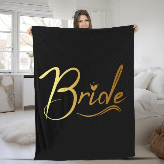 Bride bachelorette party Fleece Blankets
