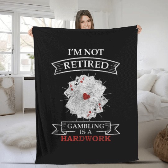 Casino Win Blackjack Game Fleece Blankets