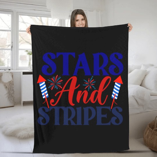 Stars And Stripes Fleece Blankets