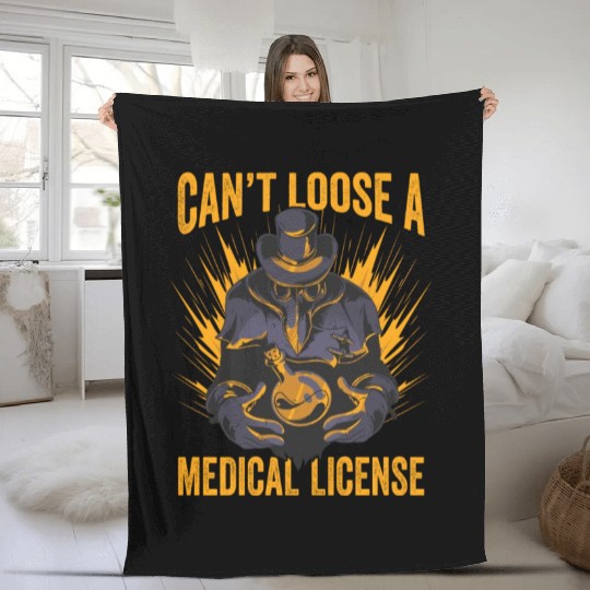 Plague Doctor Plague Doctor Mask Medicines Fleece Blankets