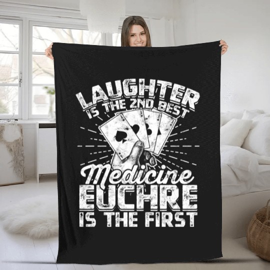 Card Game Games Playing Card Poker Euchre Fleece Blankets