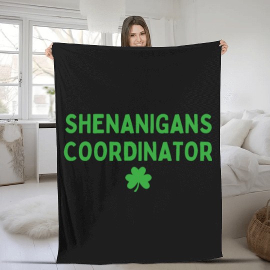 Shenanigans Coordinator Fleece Blankets