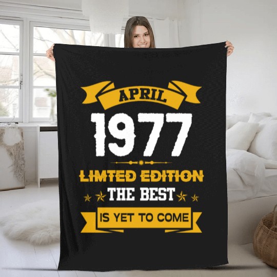 April 1977 Birthday Surprise Fleece Blankets