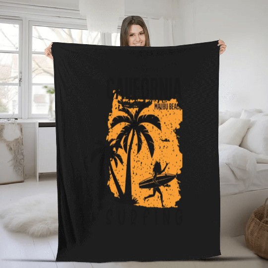 California Malibu Fleece Blankets