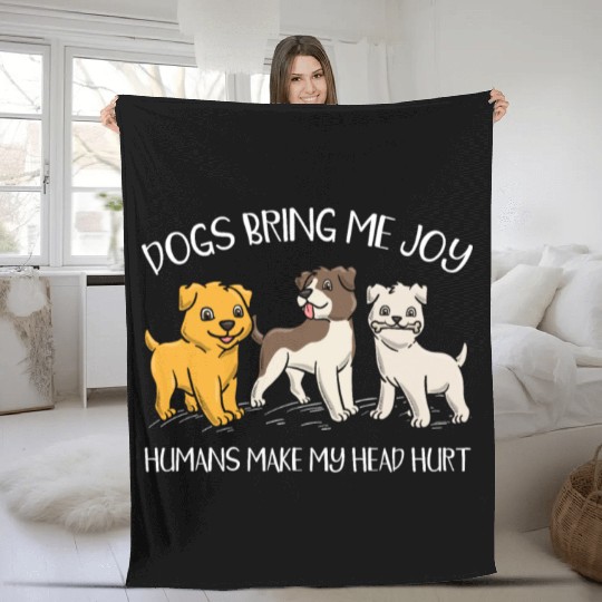 Dog Owner Dog Lover Dog Breeder Paw Love Puppy Fleece Blankets