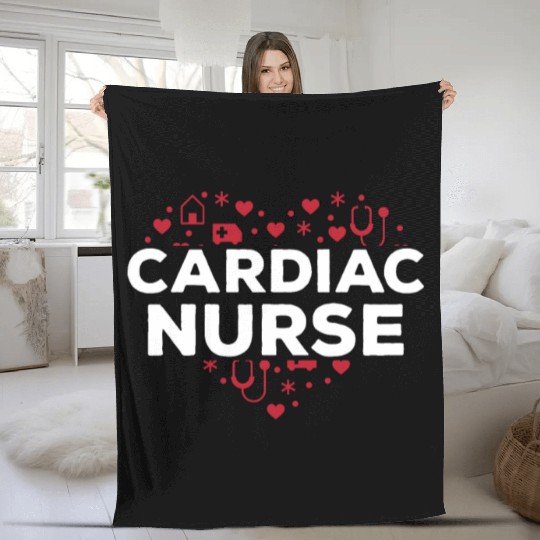 Cardiac Nurse Fleece Blankets