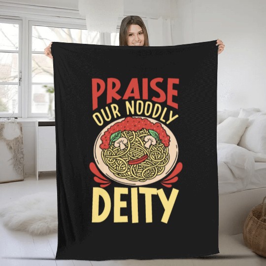 Atheist Atheism Flying Spaghetti Pastafarianism Fleece Blankets