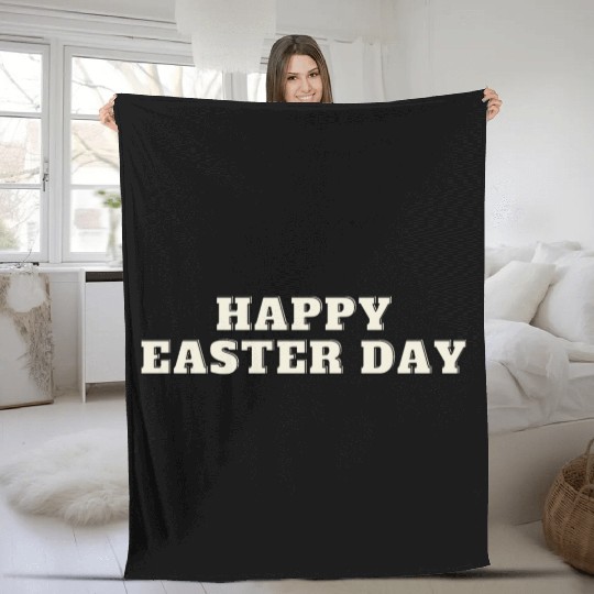 happy easter day | easter Monday | easter date Fleece Blankets