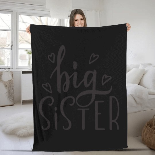 big sister Fleece Blankets
