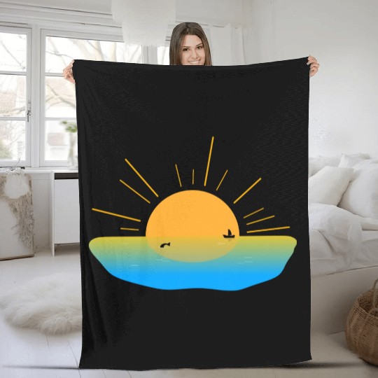Sunrise Fleece Blankets
