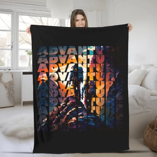 mountain time Fleece Blankets