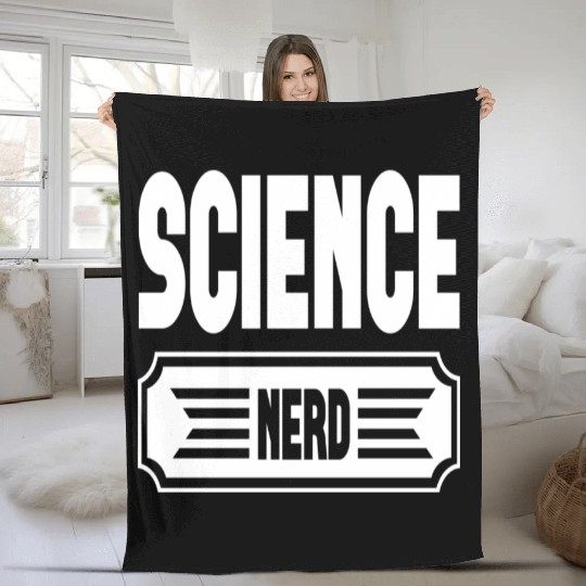 Science Nerd Fleece Blankets