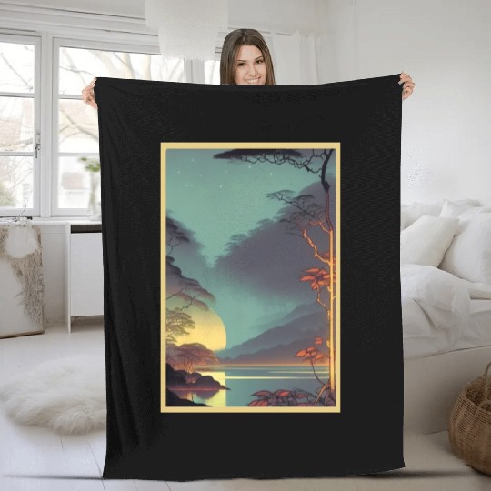 Discover the Beauty of Rainforest Night Fleece Blankets