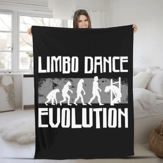 Limbo Dance Evolution Dancer Fleece Blankets