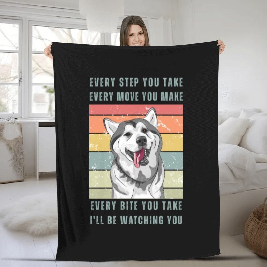 Every Bite You Take - Husky Fleece Blankets
