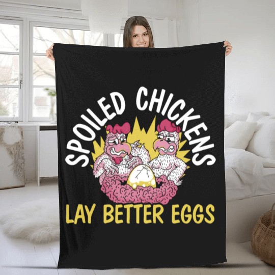 Chicken Farmer Chicken Whisperer Farm Animal Fleece Blankets