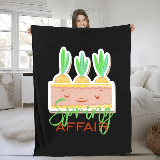 Spring affair Fleece Blankets