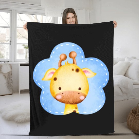 Baby Giraffe Fleece Blankets