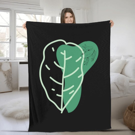 Hidden Frog Fleece Blankets