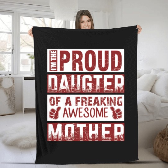 Son in law Mother in law Fleece Blankets