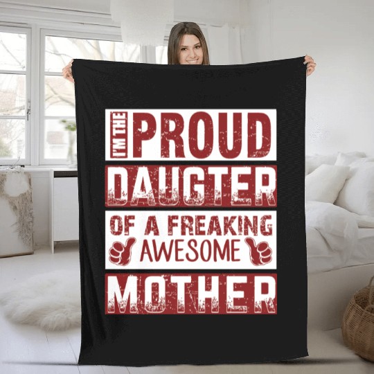Son in law Mother in law Fleece Blankets