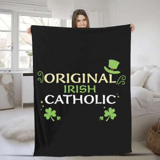 Original Irish Catholic Fleece Blankets