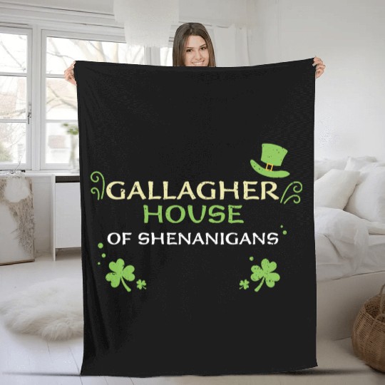 Gallagher House Of Shenanigans Fleece Blankets