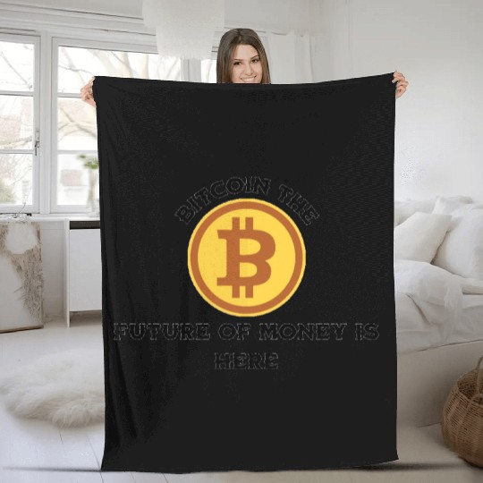 Bitcoin Fleece Blankets