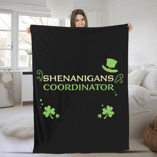 Shenanigans Coordinator Fleece Blankets