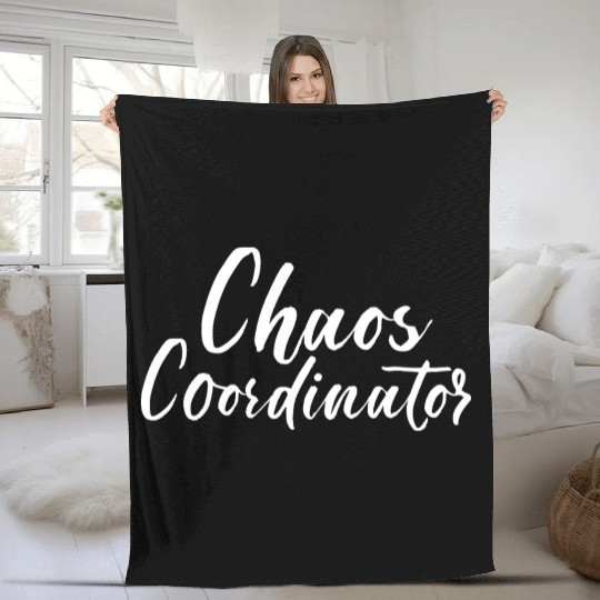 Chaos Coordinator Fleece Blankets