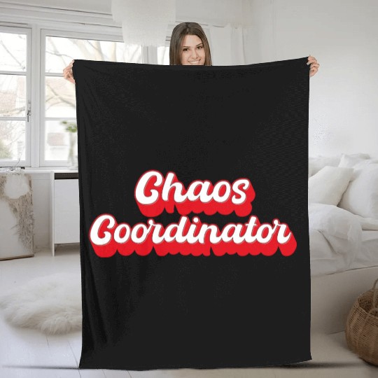 Chaos Coordinator Fleece Blankets