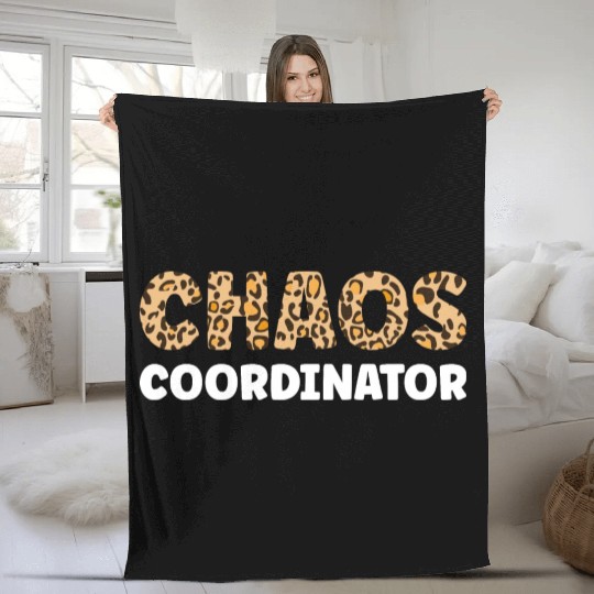 Chaos Coordinator Fleece Blankets